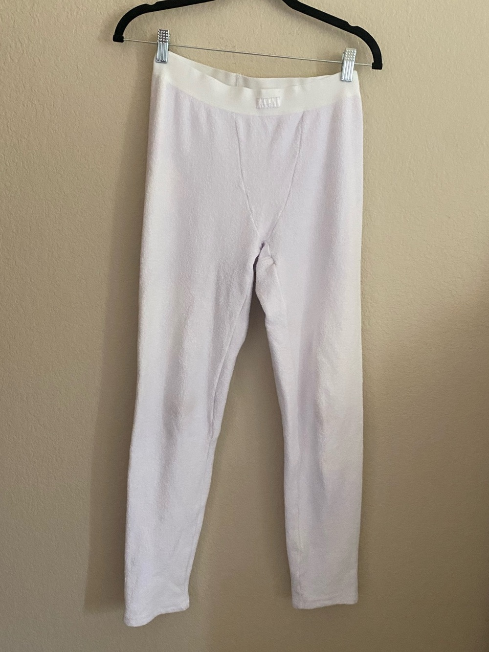Skims White Cozy Leggings